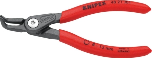 Pince coudée à 90° 130mm pour circlips intérieur 8/13mm