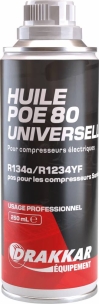 Huile climatisation universelle POE 80 250ml (sauf Sanden)