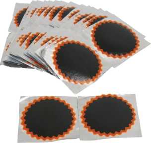 Rustine pour chambre à air ronde 75mm n°4 - boîte de 30 pcs