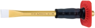 Ciseau de maçon avec pare-coups 23x300mm octogonal Ø 18mm