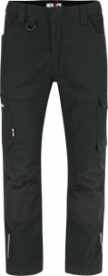 Pantalon de travail multipoches 97% coton noir T54