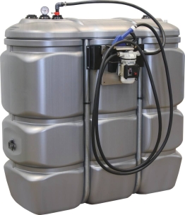 Cuve de stockage AdBlue® PEHD double paroi 1500L avec kit station 230V + pistolet automatique