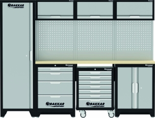 Mobilier d'atelier 4 éléments hêtre servante - 176 outils