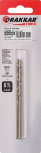 Foret à métaux HSS 5% cobalt 5,5mm - blister de 1 pcs