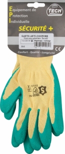 Gants de manutention enduit latex T10 - carte