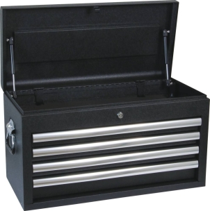 Coffre de servante 4 tiroirs composé de 171 outils - modules finition carbone