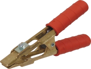 Pince laiton mors plat rouge 250A 143mm