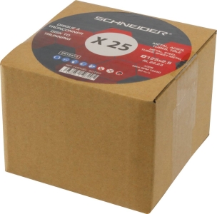 Disque à tronçonner acier 125x2,5x22 - lot de 25 pcs