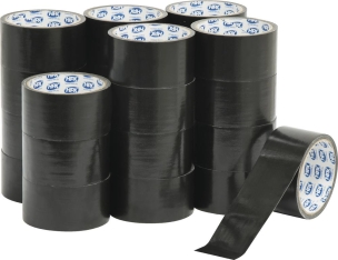 Ruban adhésif/toile américaine noir 0,30x48mm 5m - lot de 24 pcs Ruban adhésif/toile américaine noir 0,30x48mm 5m - lot de 24 pcs