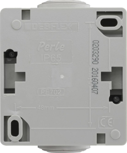 Interrupteur va et vient double étanche en saillie 230V
