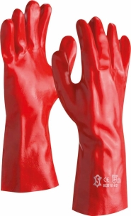 Gants 100% enduit PVC 350mm T10 - lot de 12 pcs