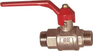 Robinet de ligne 1/4 de tour mâle 1/2" - blister