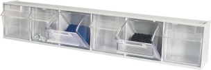 Module de rangement 6 tiroirs basculants 600x92x114mm