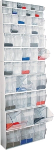 Armoire de rangement 11 modules avec 59 tiroirs basculants 1800x600x241mm