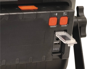 Projecteur LED 20W 2000 lumens rechargeable portable avec haut-parleur bluetooth