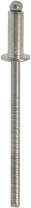 Rivet inox /inox A2 tête plate 4x10mm - 100 pcs