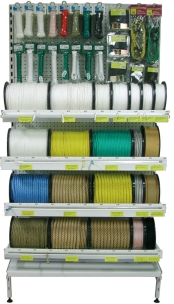 Support/présentoir pour bobine de cordage longueur 1m (1 niveau)