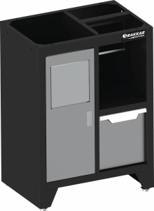 Meuble bas pour poubelle - essuie tout