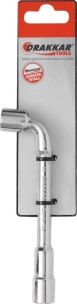 Clé à pipe débouchée 6 pans/6 pans de 10mm - carte