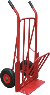 Diable 250kg avec bavette rabattable et roues gonflables