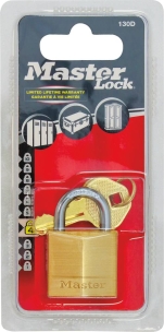 Cadenas corps laiton 30mm anse acier 2 clés - blister