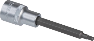 Douille tournevis 1/2" avec embout 100mm hexagonal 4mm