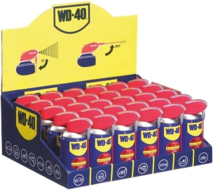 Dégrippant multifonctions avec tête 2 jets - présentoir de 30 aérosols 250ml