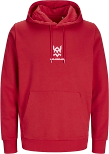 Sweat rouge taille M unisexe Drakkar logo blanc