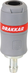 Raccord rapide femelle passage d'air 8mm pour tuyau de 10mm