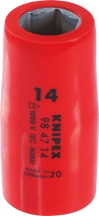 Douille 1/2" de 14mm isolée 1000V