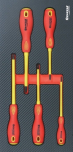 Module mousse 402x189mm carbone tournevis électricité isolé - 5 pcs