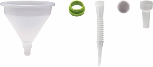 Entonnoir droit 10L avec flexible plastique