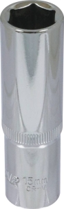Douille longue 1/2" de 15mm - carte