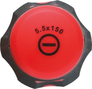 Tournevis plat avec écrou 5,5x150mm