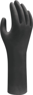 Gants jetables nitrile biodégradable 300mm 0,15mm noir T10 - Boîte de 50 pcs
