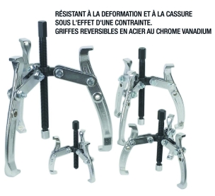 Arrache roulement 2/3 branches - coffret 72 pcs