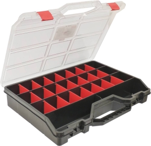 Mallette de rangement 26 cases modulables 460x360x80mm