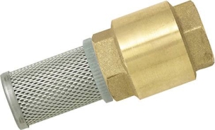 Crépine anti-retour avec filtre inox 40x49