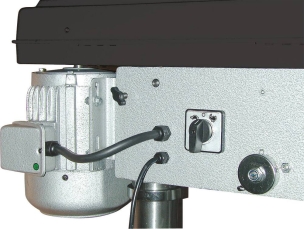 Perceuse sur colonne 400V 1840W 1,80m CM3 250kg avec étau réversible