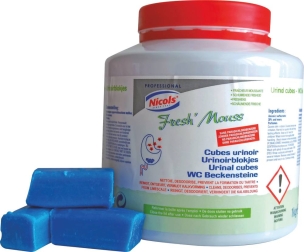 Pastille pour urinoir anti-tartre - lot de 6 pots de 1kg