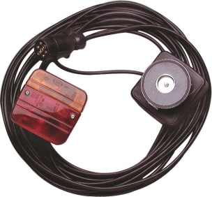 Kit de signalisation arrière 12V 12m magnétique - lot de 6