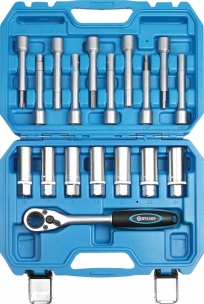 Outils de démontage de têtes d'amortisseurs - coffret de 18 pcs