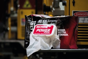 Boîte de 80 lingettes XXL ultra résistante PRO POWER SCRUB-format 38x25cm