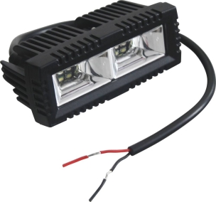Phare de travail rectangle LED 12/24V 40W 2000 lumens - blister