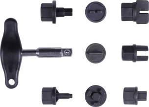 Clés pour bouchons de vidange PVC – coffret de 8 pcs