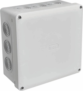 Boîte de dérivation étanche rectangle 170x170x80mm