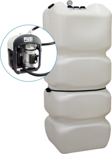 Cuve de stockage AdBlue® PEHD 1000L simple paroi avec kit station 230V