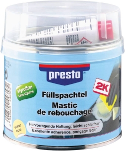 Mastic universel avec tube durcisseur - pot de 1kg