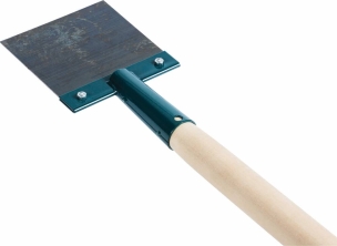 Racloir de coffreur lame boulonnée 15cm avec manche 130cm