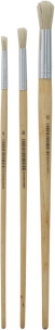 Pinceau rond acrylique 6-8-12mm - lot de 3 pcs